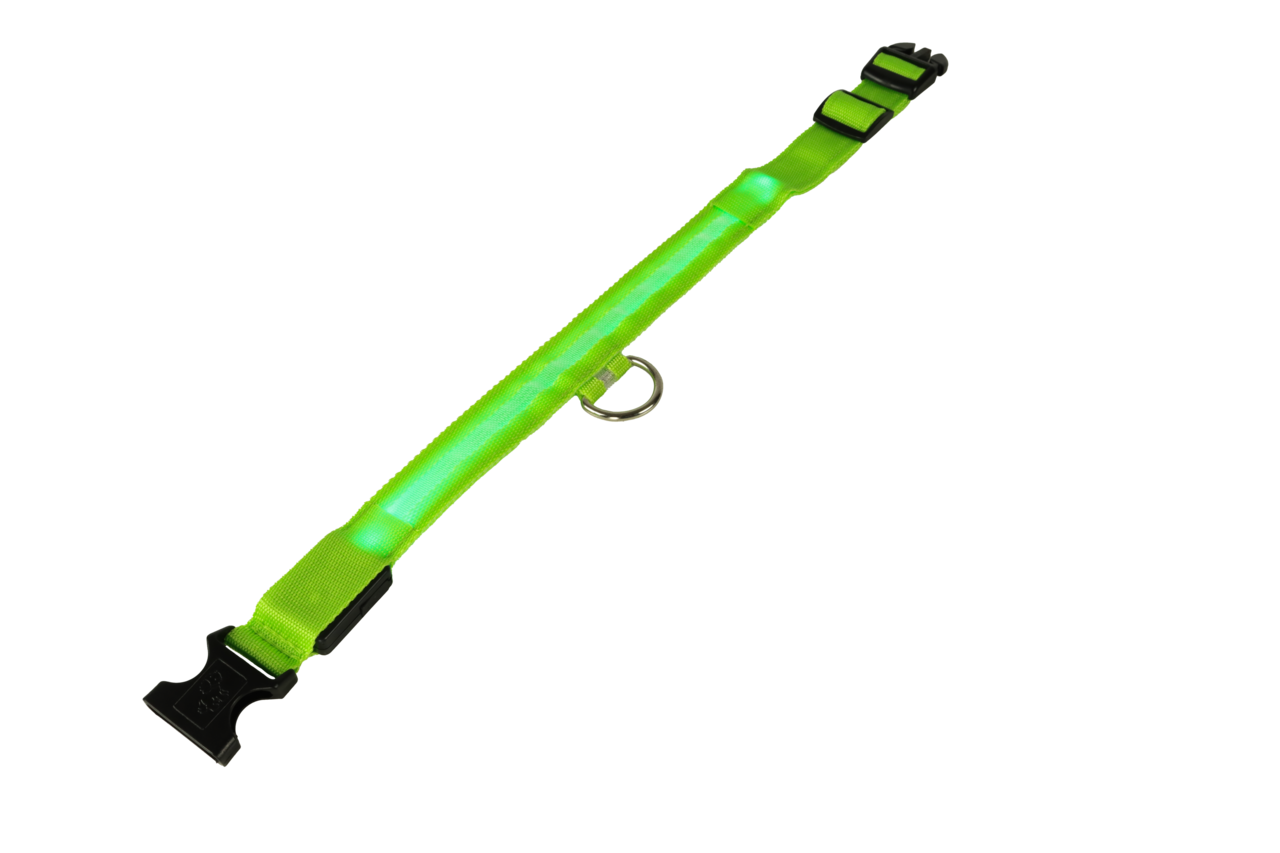 mypetworld Lichtgevende halsband groen S Oplaadbare batterij mypetworld Lichtgevende halsband groen S Oplaadbare batterij