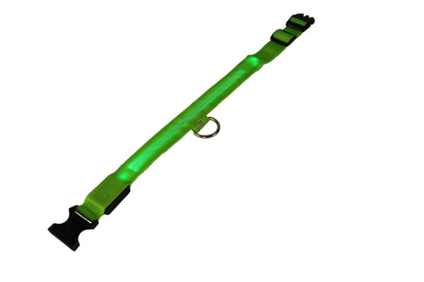 mypetworld Cuello luminoso verde S Batería recargable