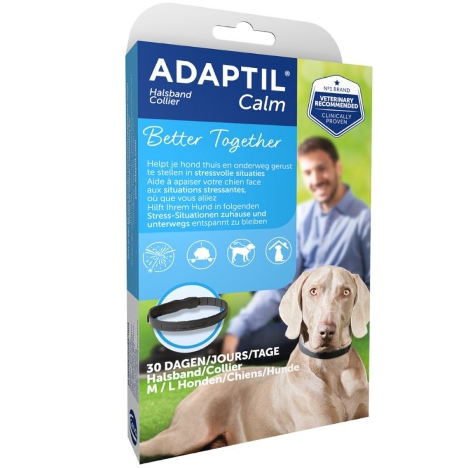 Adaptil Calming collar, Dog up to 15kg and 50kg