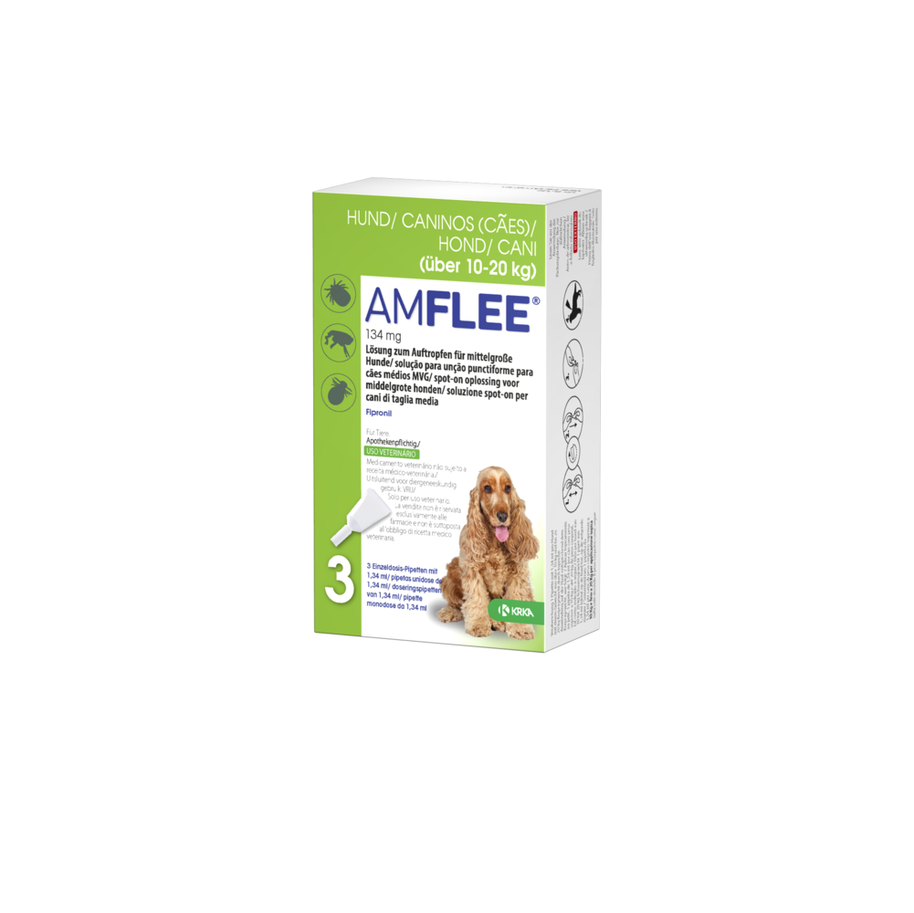 Amflee Amflee Spot On Hond M 10-20kg Amflee Amflee Spot On Hond M 10-20kg