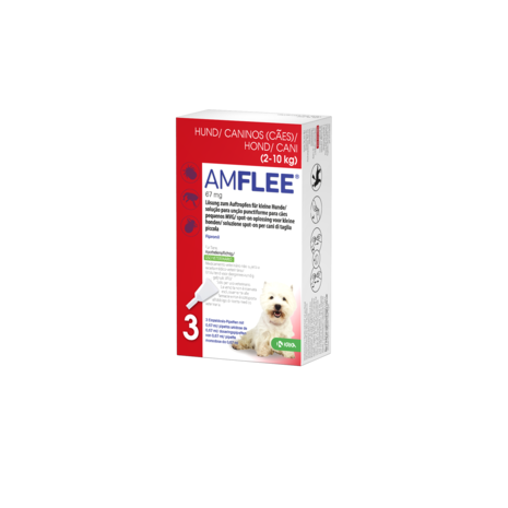 Amflee Amflee Spot On Dog S 3 Pip  2 - 10 kg Amflee Amflee Spot On Dog S 3 Pip  2 - 10 kg