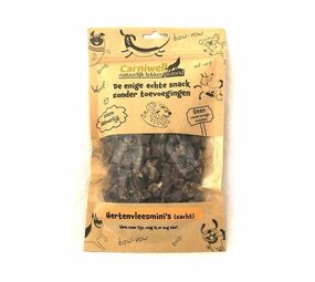 Carniwell Carniwell Hertenvleesmini's (zacht) 150g Carniwell Carniwell Hertenvleesmini's (zacht) 150g