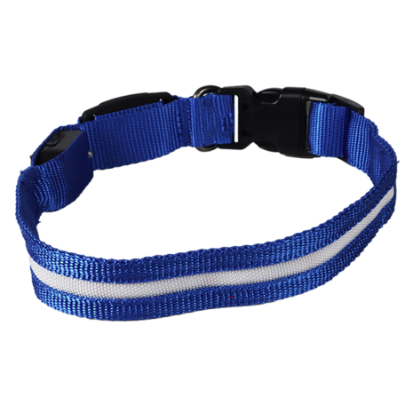 mypetworld Leuchthalsband blau L Batterie USB C mypetworld Leuchthalsband blau L Batterie USB C