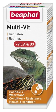 Beaphar Beaphar Multi-Vit reptiles 20 ml Beaphar Beaphar Multi-Vit reptiles 20 ml