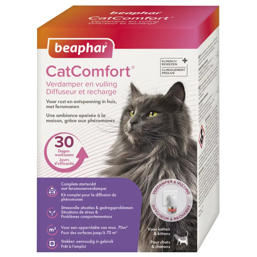 Beaphar Beaphar CatComfort Kit de inicio vaporizador y recambio Beaphar Beaphar CatComfort Kit de inicio vaporizador y recambio