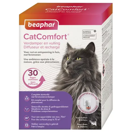 Beaphar Beaphar CatComfort vaporizador e recarga do kit de arranque Beaphar Beaphar CatComfort vaporizador e recarga do kit de arranque