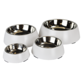 Pet-Joy Pet-Joy The DoggyBowl Metallic White XL Pet-Joy Pet-Joy The DoggyBowl Metallic White XL