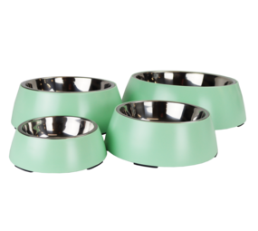Pet-Joy Pet-Joy The DoggyBowl Metallic Green S Pet-Joy Pet-Joy The DoggyBowl Metallic Green S
