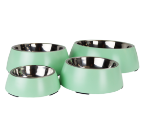 Pet-Joy Pet-Joy The DoggyBowl Metallic Green M Pet-Joy Pet-Joy The DoggyBowl Metallic Green M