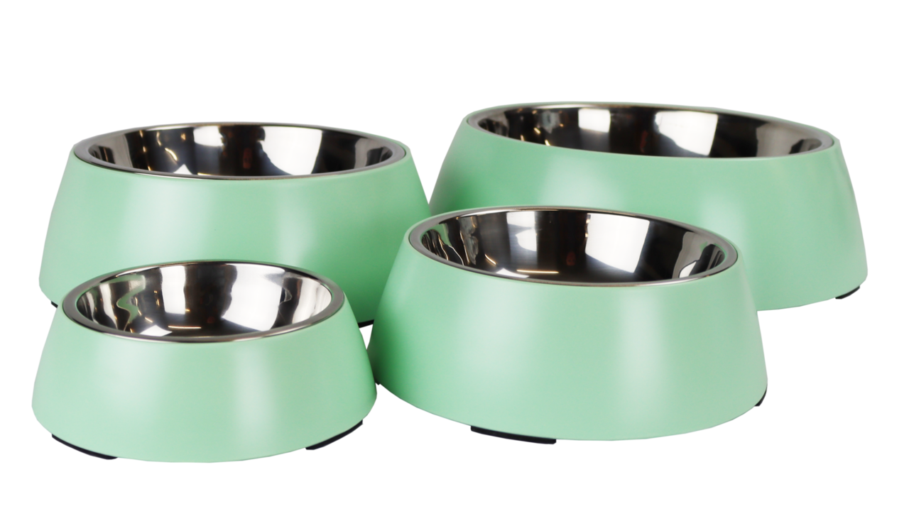 Pet-Joy Pet-Joy The DoggyBowl Metallic Green L Pet-Joy Pet-Joy The DoggyBowl Metallic Green L