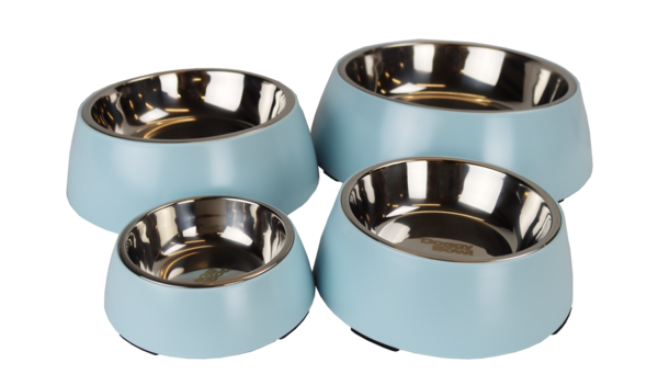 Pet-Joy Pet-Joy The DoggyBowl Metallic Blue M Pet-Joy Pet-Joy The DoggyBowl Metallic Blue M