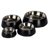Pet-Joy Pet-Joy The DoggyBowl Metallic Black L Pet-Joy Pet-Joy The DoggyBowl Metallic Black L