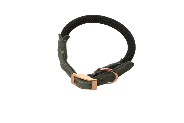 Pet-Joy Pet-Joy The DoggyWalker Halsband Dark Grey