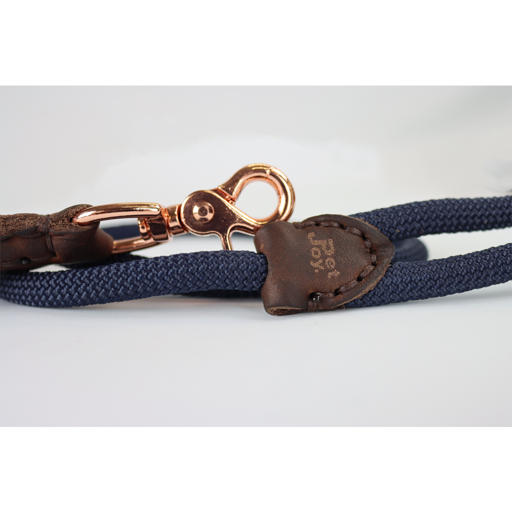 Pet-Joy Pet-Joy The DoggyWalker Rope Leash Navy Blue Pet-Joy Pet-Joy The DoggyWalker Rope Leash Navy Blue