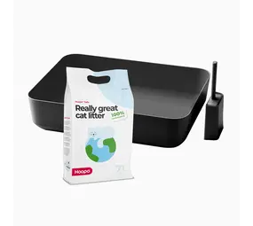 Hoopo Poh Litter Box Gray