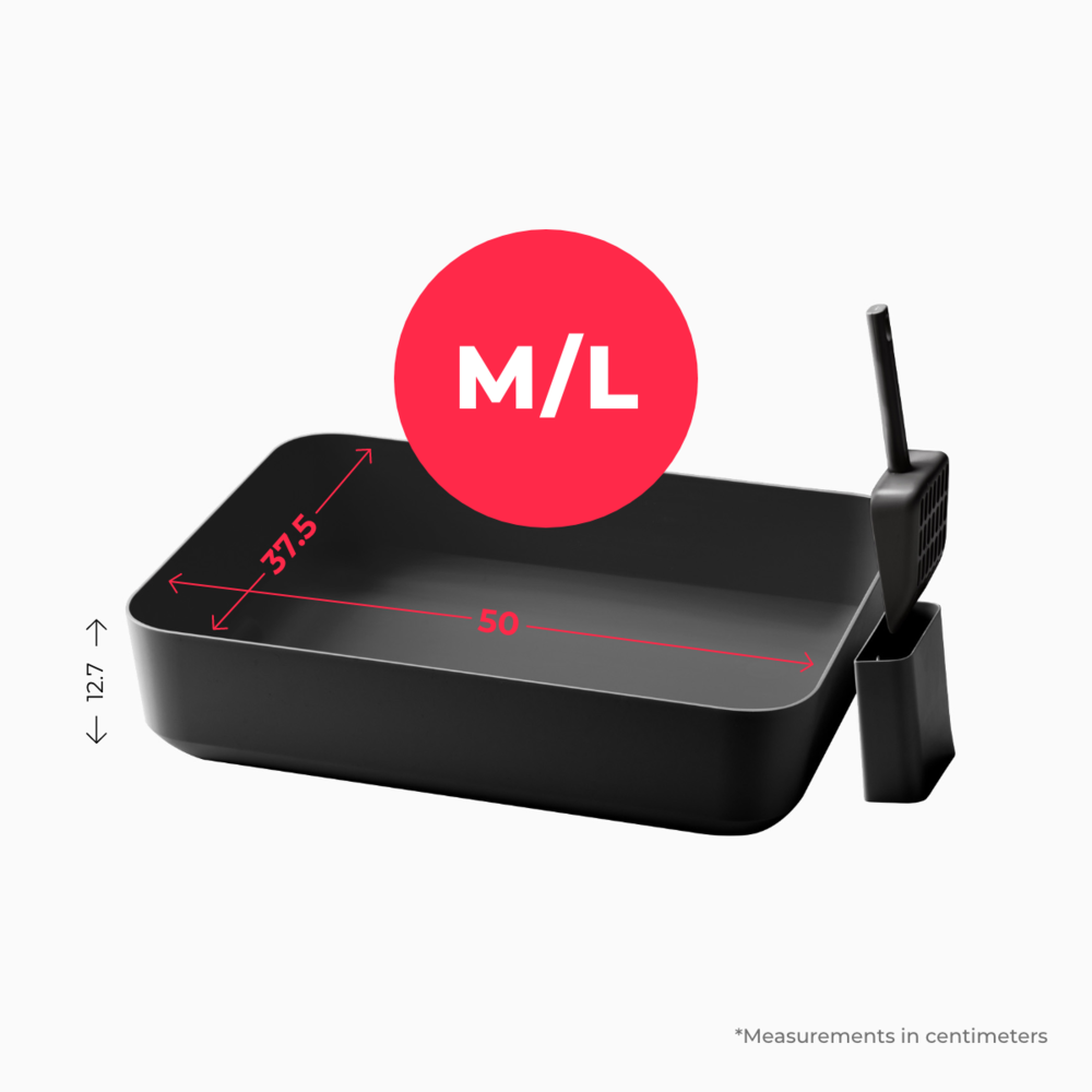 Hoopo Poh Katzentoilette Grau + Tofu