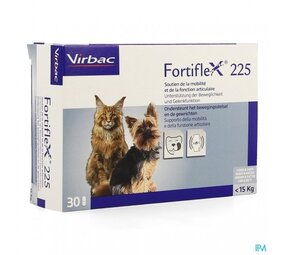 Virbac Fortiflex Advanced Formula 225 - 30 tabletten Virbac Fortiflex Advanced Formula 225 - 30 tabletten