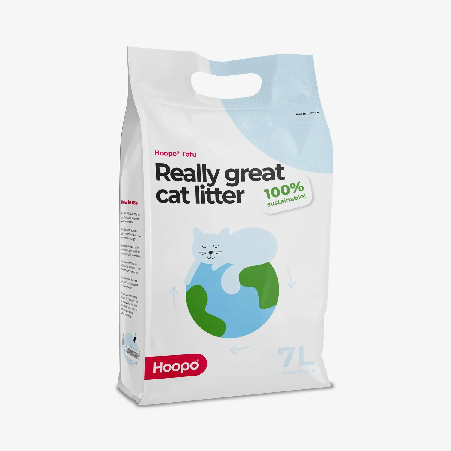 Tofu-Katzenstreu 7L - Mypetworld