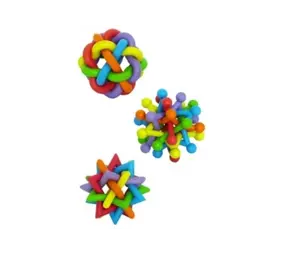 Papillon Pet Products Papillon Palline di gomma multicolore Papillon Pet Products Papillon Palline di gomma multicolore