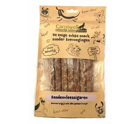 Carniwell Carniwell Sigari di carne d'anatra 100g Carniwell Carniwell Sigari di carne d'anatra 100g