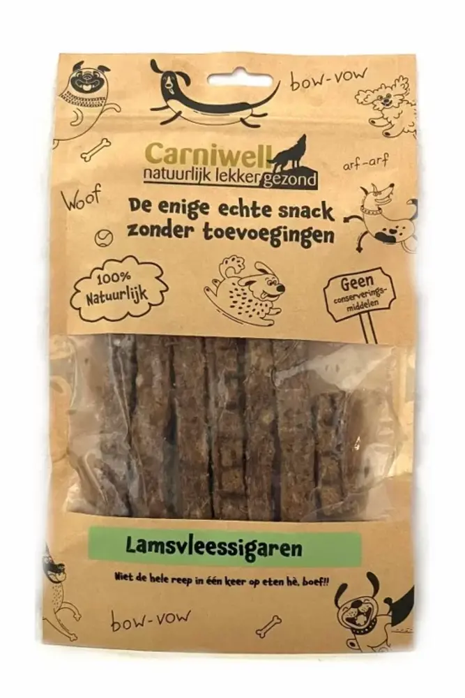 Carniwell Carniwell Lammfleisch-Zigarren 100g Carniwell Carniwell Lammfleisch-Zigarren 100g