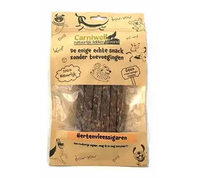 Carniwell Carniwell Deer meat cigars 100g Carniwell Carniwell Deer meat cigars 100g