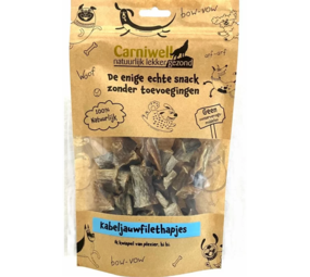 Carniwell Carniwell Snack di filetti di merluzzo 100g