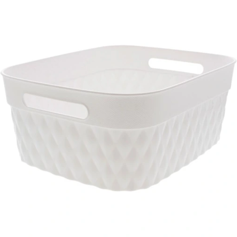 Starplast Starplast Cesto de arrumação branco Starplast Starplast Cesto de arrumação branco