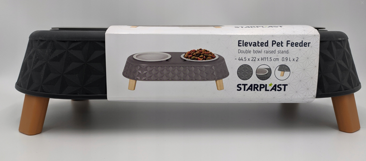 Starplast Starplast Doppelter Futternapf schwarz Starplast Starplast Doppelter Futternapf schwarz