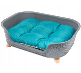 Starplast Starplast Panier à chien avec élévation gris