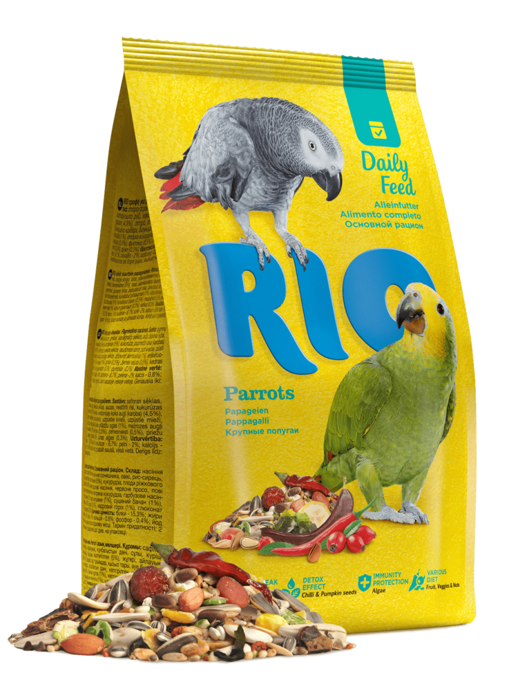 RIO RIO Comida para papagaios. Ração diária 3 kg