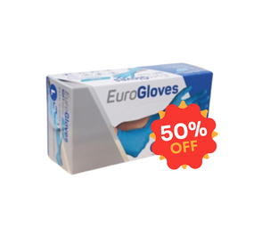 EuroGloves Luvas l nitril azul (1000 peças) tamanho l