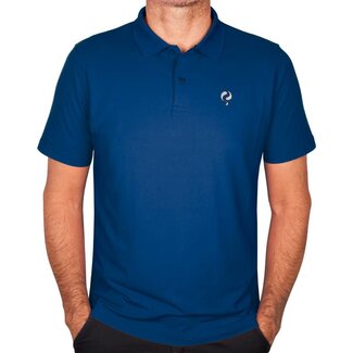 Q1905 Heren Polo JL Flag Electric Blue