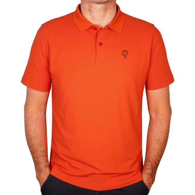 Heren Polo JL Flag Orange