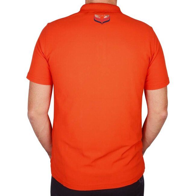 Heren Polo JL Flag Orange