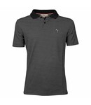 Q1905 Heren Polo JL Flag Black / White