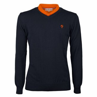 Q1905 Heren Pullover V-neck Marden Deep Navy