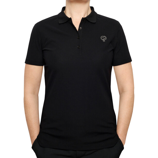 Q1905 Dames Polo Square Black
