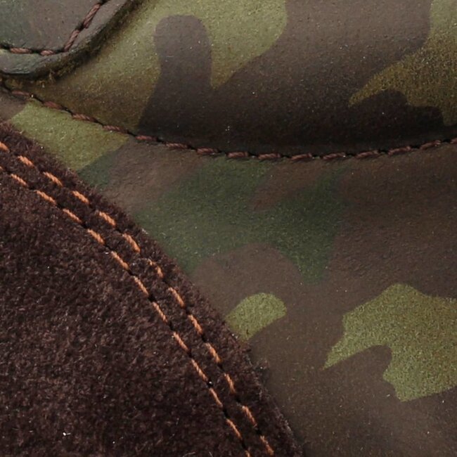 Heren Sneaker Maurissen DLX Green Army / Dk Brown