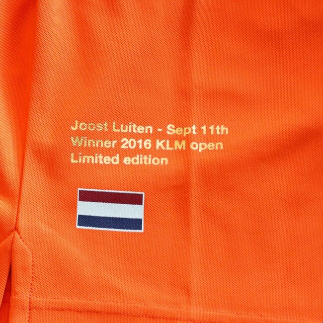 Heren Polo Joost Luiten Limited Edition Dutch Orange