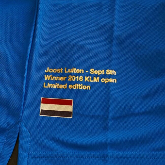 Heren Polo Joost Luiten Limited Edition Dutch Blue