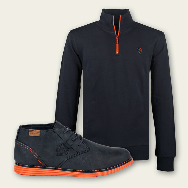 Q1905 Dames Sneaker Sarnia Taupe / Black