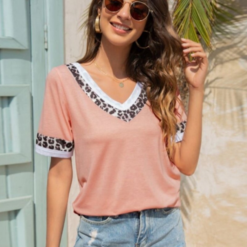 Pink Leopard Top