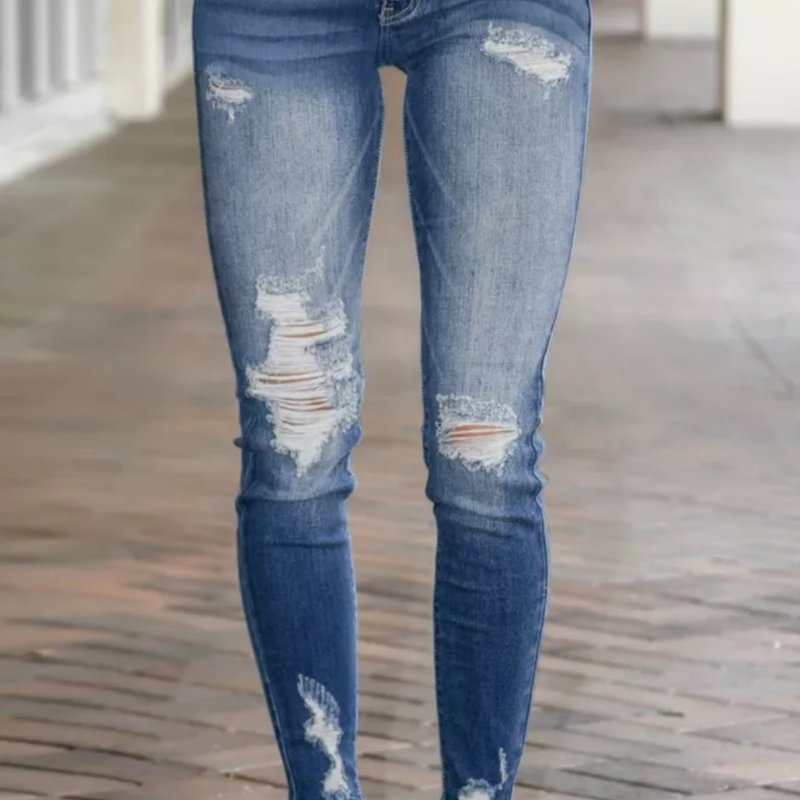 Destroyed Skinny Jeans