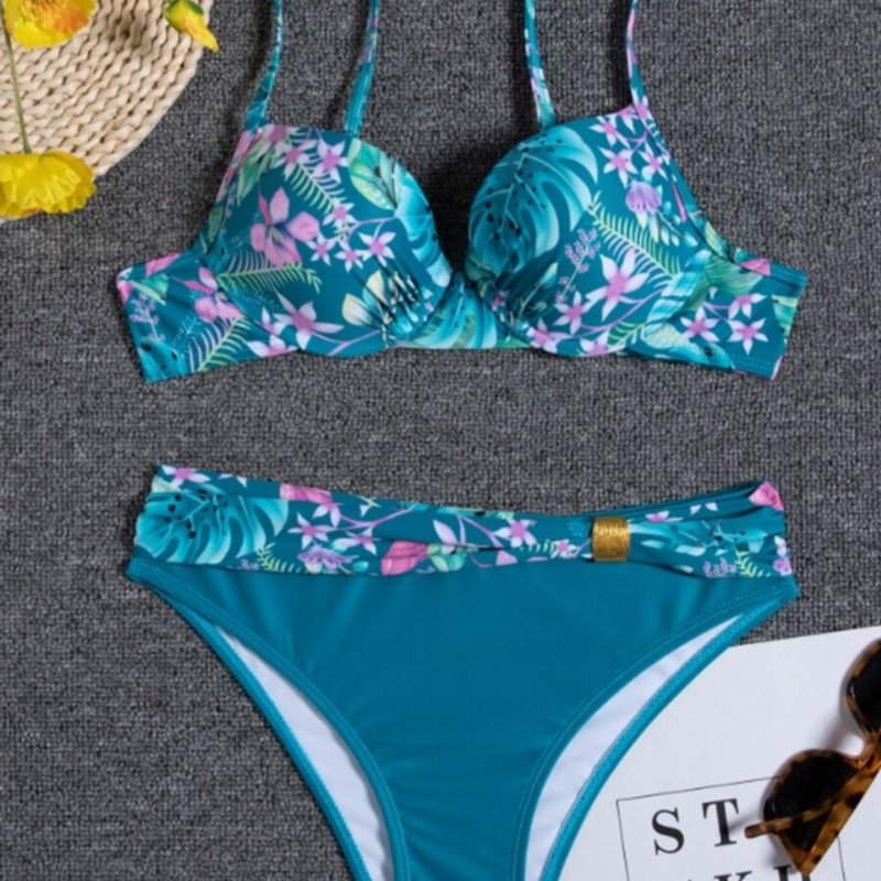 Blue Bra Bikini