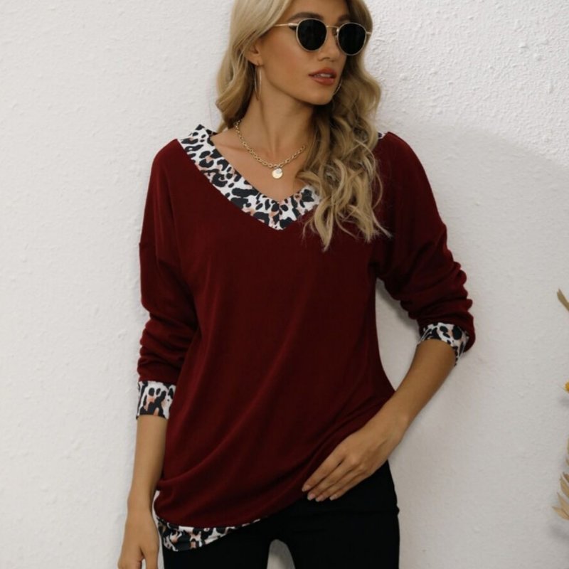V-Neck Burgundy