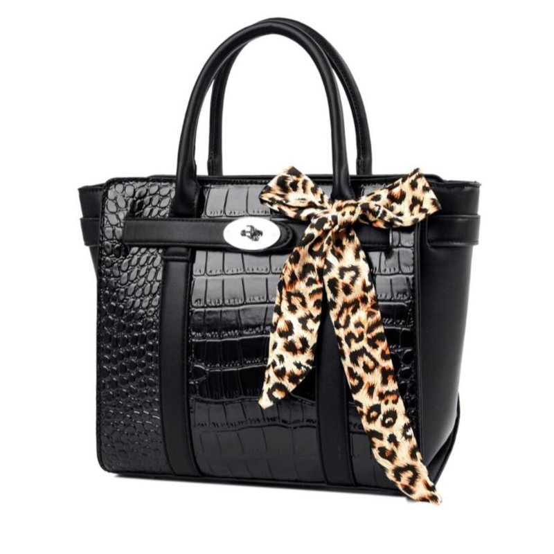 Black Leopard bag