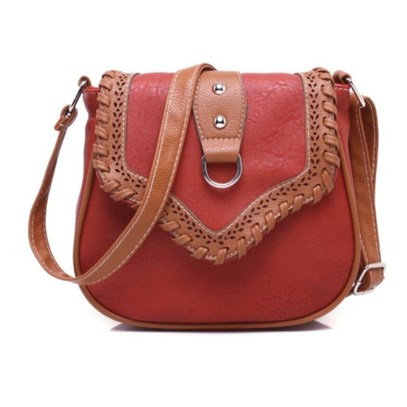 Red Crisscross bag