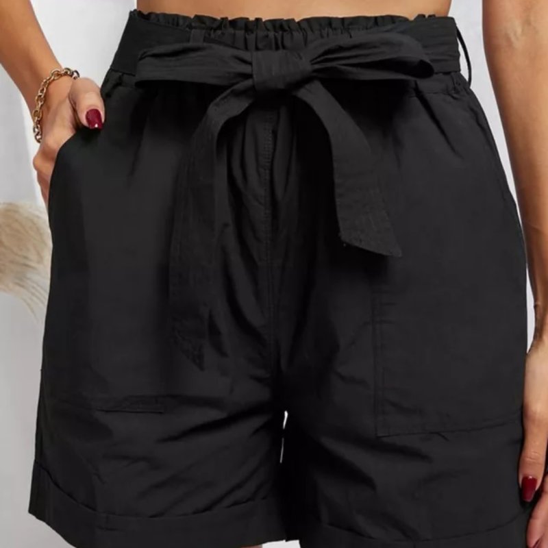 Black Cargo Shorts