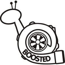 Boosted sticker